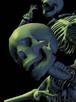 closeup of rendered model